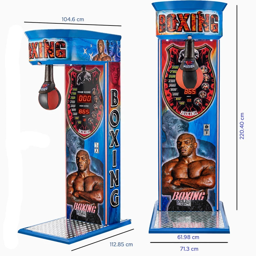Punch Pro Mike Tyson Edition: Professional Blue Boxing Arcade Machine