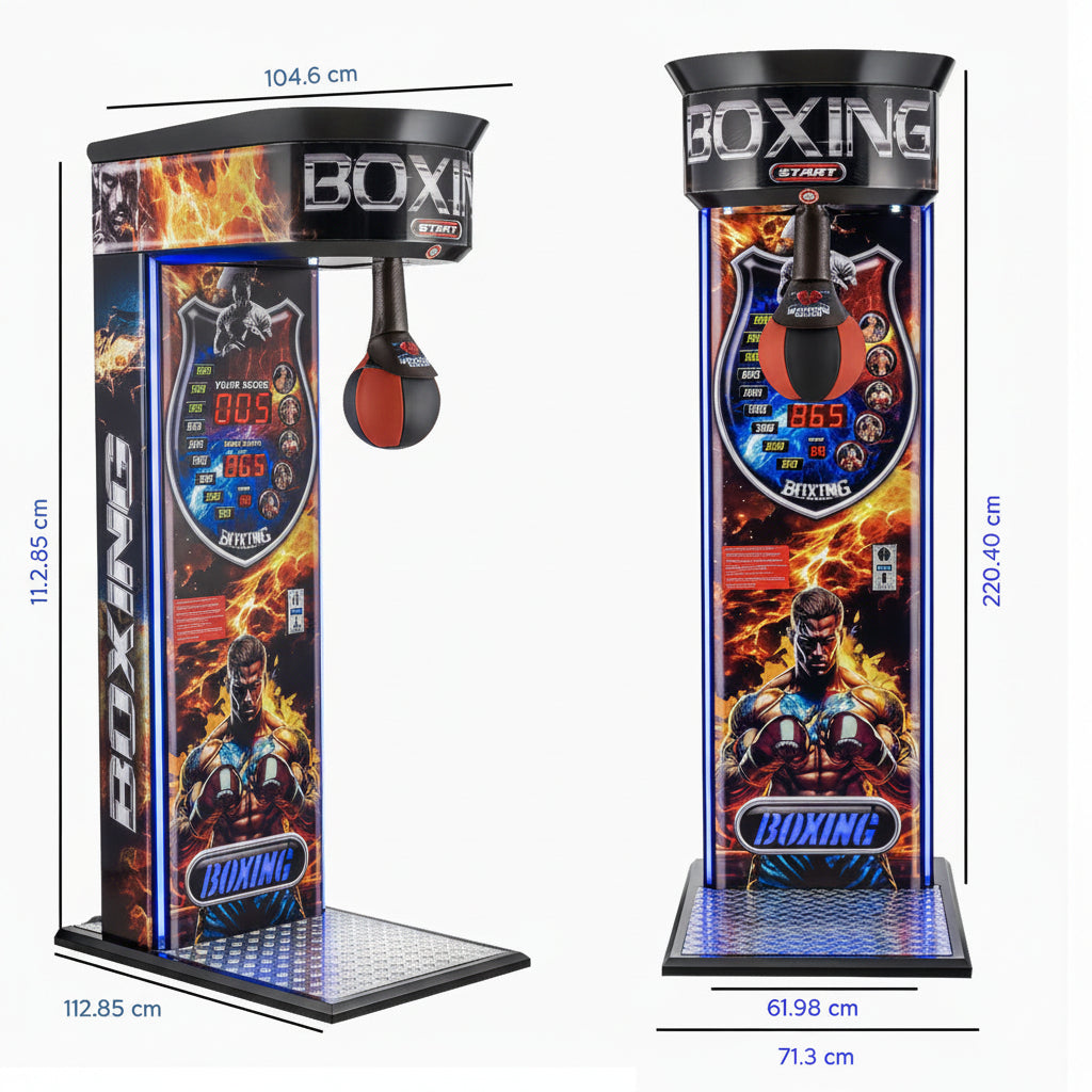 Punch Pro Fire Boxing Arcade Machine - Commercial Coin-Op Punching Game