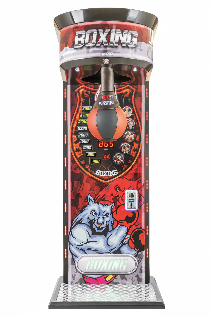 Punch Pro Wolf Edition: The Modern Standard in Boxing Arcades-Red
