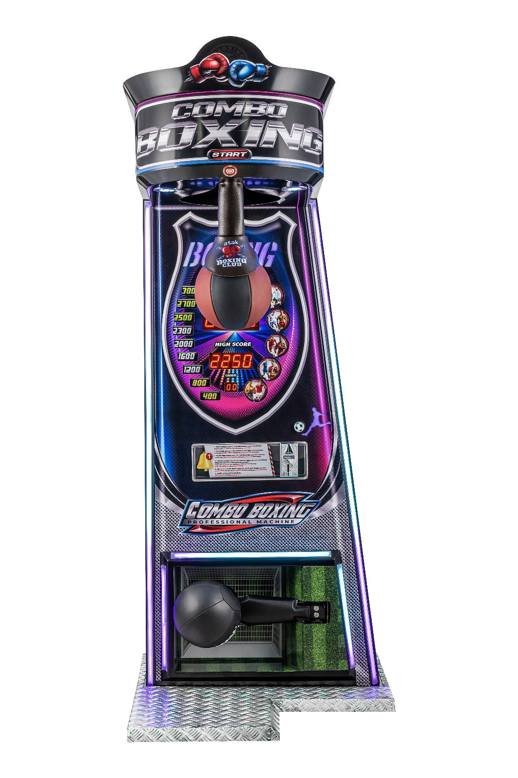 Punch Pro Combo Boxing and Football Arcade Machine  2-in-1