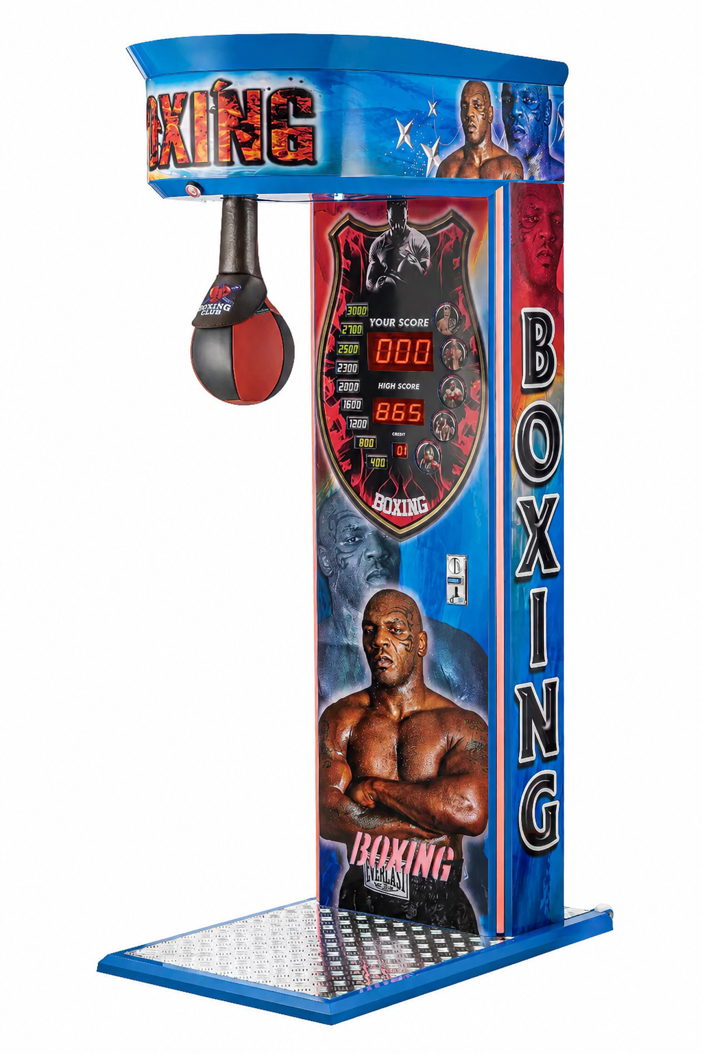 Punch Pro Mike Tyson Edition: Professional Blue Boxing Arcade Machine
