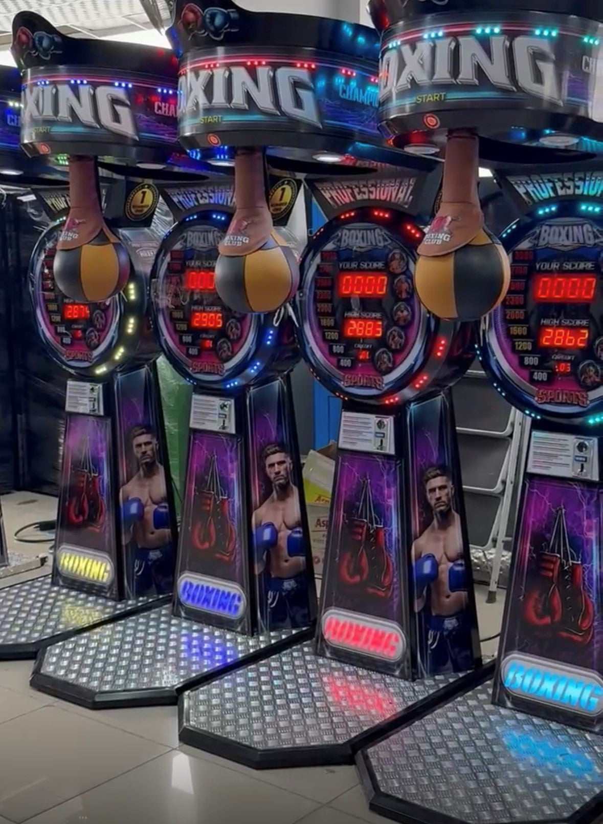 Punch Pro Circle Boxing Arcade Machine