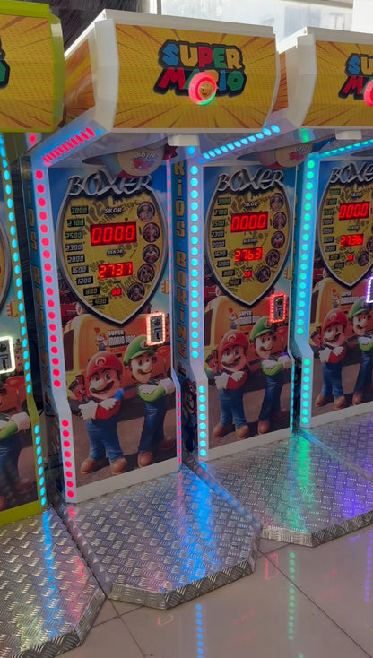 Punch Pro Super Mario Kids Boxing Arcade Machine