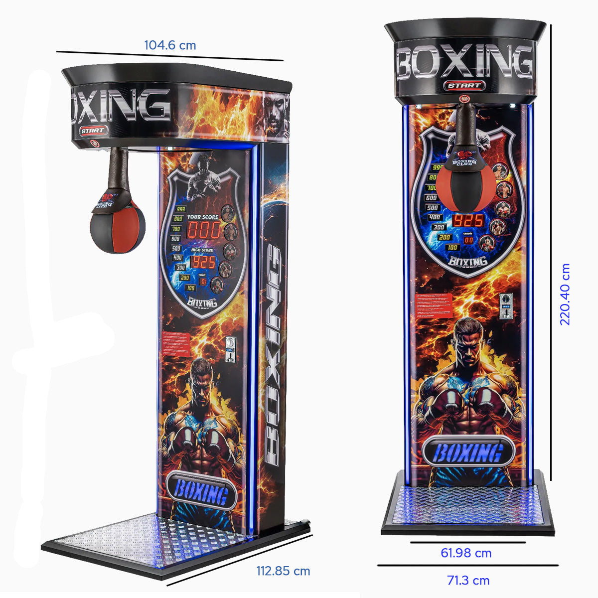 Punch Pro Fire Boxing Arcade Machine - Commercial Coin-Op Punching Game