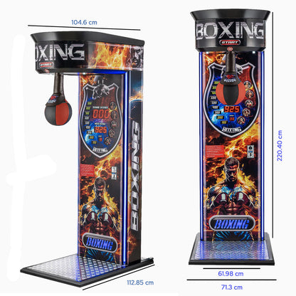 Punch Pro Fire Boxing Arcade Machine - Commercial Coin-Op Punching Game