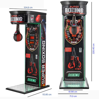 Punch Pro Super Boxing Arcade Machine - Heavy-Duty Professional Commercial Boxer