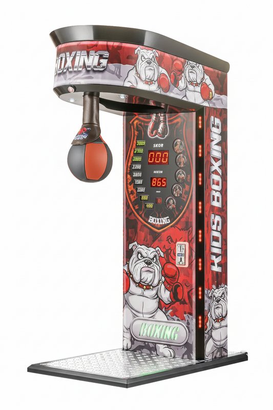 Punch Pro Wolf Edition: The Modern Standard in Boxing Arcades-Red